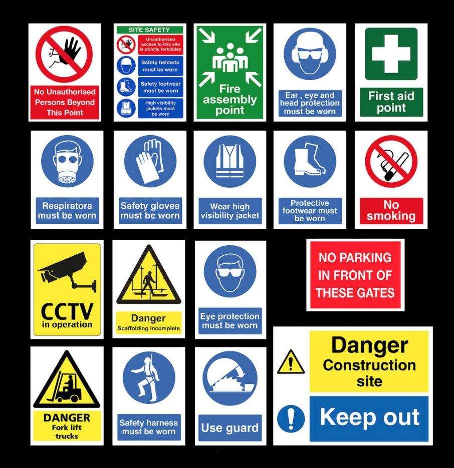Types Of Health And Safety Signs - Design Talk